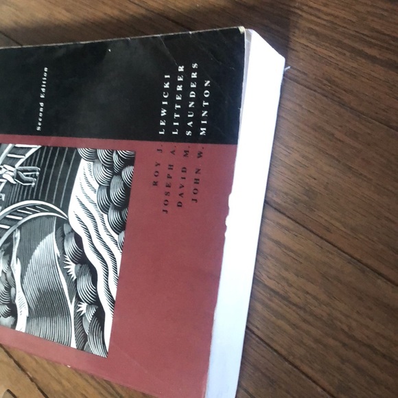 Negotiation book  [Second Edition] Litterer, Minton, Saunders, David M. Lewicki, - Picture 11 of 16